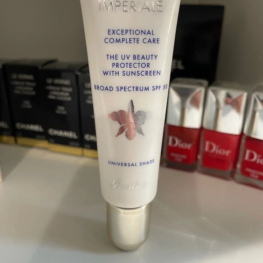 New Guerlain Orchidee Imperiale The UV Beauty Protector Universal Shade SPF 50
